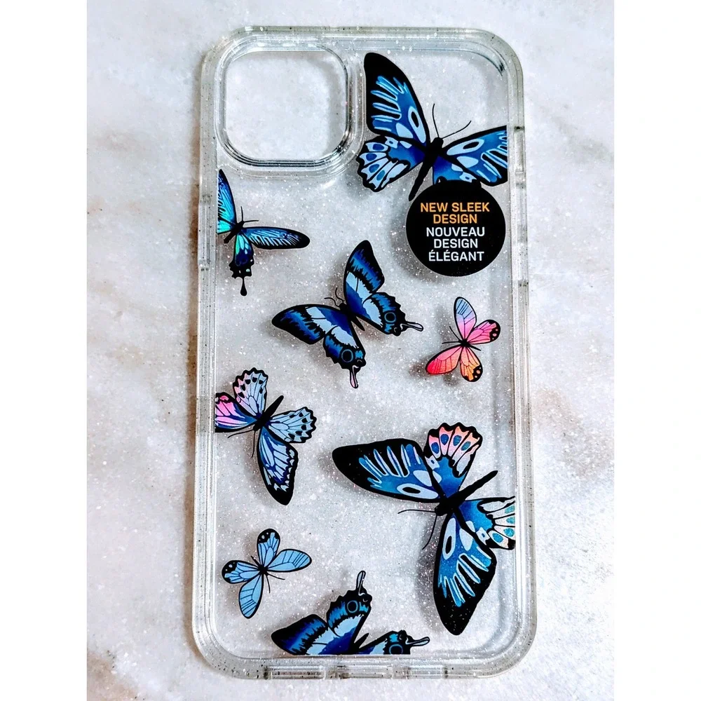 T3. OtterBox Symmetry Case For Apple iPhone 14 Plus In Y2K‎ Butterfly/Stardust